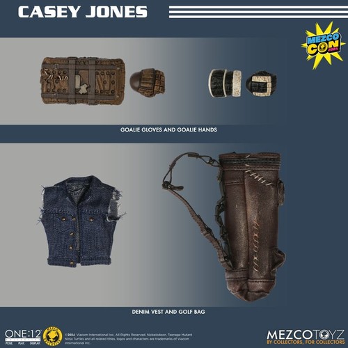 MEZCO TOYZ ONE:12 TMNT CASEY JONES 6" ACTIONFIGUR EXKLUSIV NEU IN HAND *US* - Bild 3 von 20
