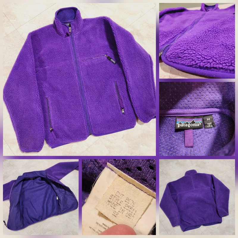 patagonia vintage retro-x sherpa fleece deep pile jacket