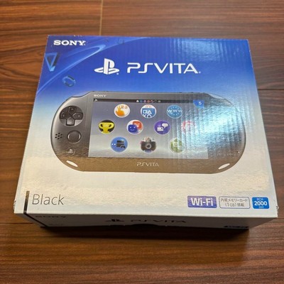 PSVita 2000 Body Black 1703 From Japan