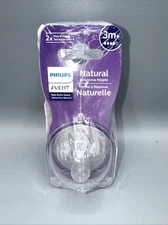 Philips Avent Natural Response Baby Bottle Nipple, 3 Months+ 4pk 4Flow