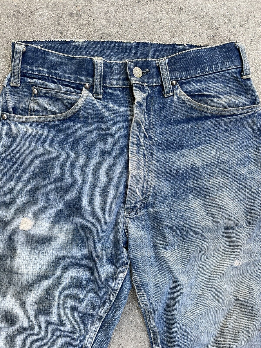 Vintage 50s 60s Foremost Jeans Denim JC Penney's Distressed