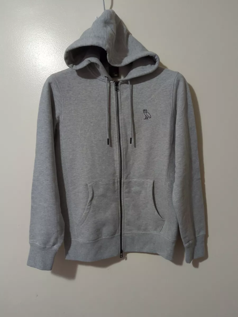 OVO October s Very Own Grey Gray Full Zip Hoodie Men XS S4 eBay