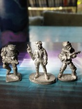 Rare Vintage D D Dungeons  Dragons Metal Miniature sci-fi fighter lot