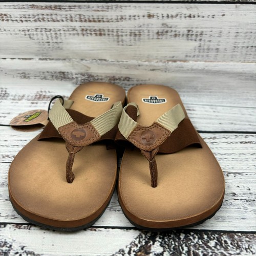 Tredagain Sandal Shoe With Strap Eco Friendly Summer Thong Brown WOMENS 6 NWT - Picture 3 of 7