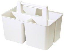 Shower Caddy Organizer with Handle, 3 Compartments, Portable Storage Made In USA
