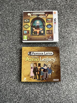 Professor Layton And The Azran Legacy Nintendo 3DS Spiel + Bonus Schuber