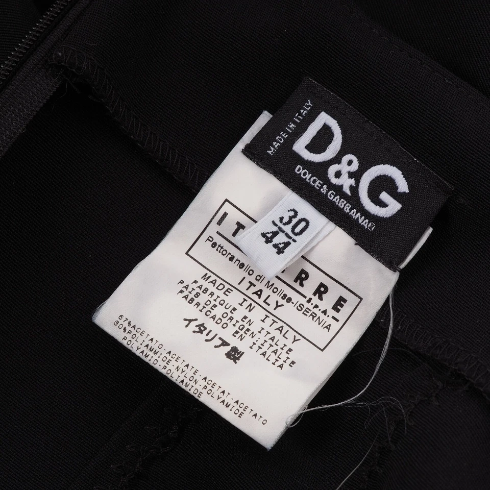 Vestido de noite DOLCE&GABBANA vintage feminino preto festa coquetel tamanho 30/44 - Imagem 4 de 4