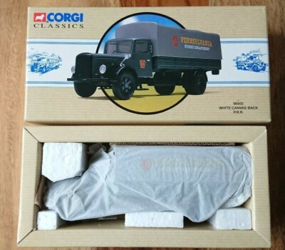Corgi 98455 White Canvas Back P.R.R. Truck Ltd Edition NEW