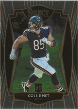 2021 Panini Select Cole Kmet RC Rookie Card #174 Chicago Bears. rookie card picture