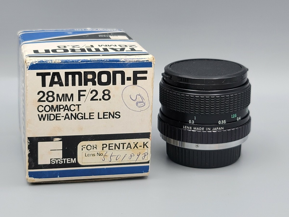Tamron-F 1:2.8/28MM Compact Wide Angle Camera Lens Multi/C for