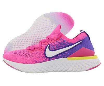 Nike Women's Epic React Flyknit 2 Pink/Purple Sz 6.5 CK0821-600 Running