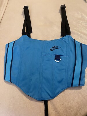 Womens Nike Corset Top Vintage Embroidered Logo Crop Size S RRP