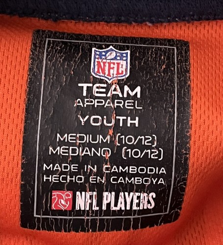 NFL Team Apparel Peyton Manning 18 Denver Broncos Jersey Youth Medium 10/12 - Picture 4 of 7