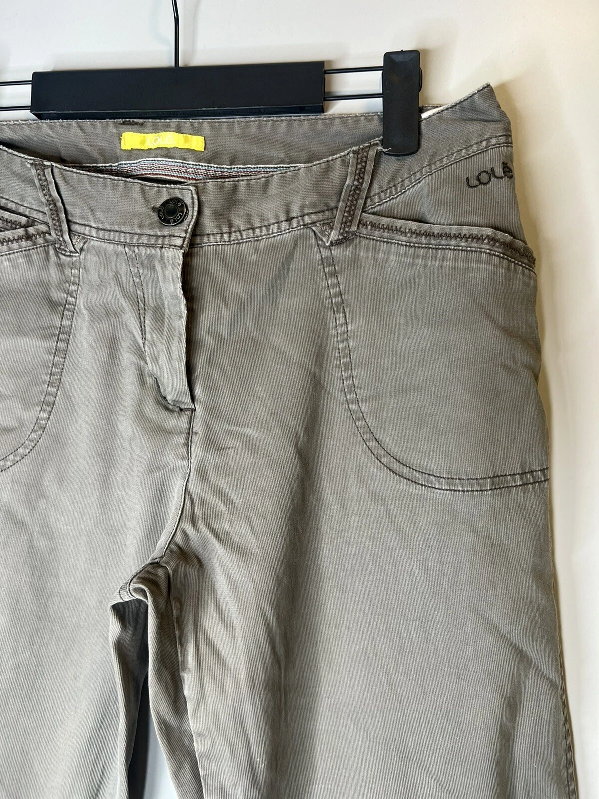 lole corduroy hiking travel outdoor flare cargo pants
