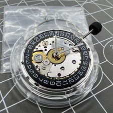 Seagull 2824 Mechanical Movement Single Calendar At 3 Black Dial