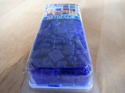 Mosaik - Rayher Mosaic Artdecor - Mosaiksteine 1 x 1 cm - 250 g - dunkelblau