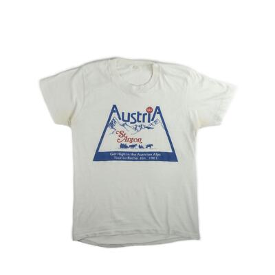 Vintage 1981 Austria Ski Get High In the Austrian Alps Vtg 80s 1980s Funny Humor