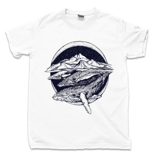 Wildlife T-Shirt Narwal Buckel Killerwal Orca Delfin Schweinswal Angeln Tee - Bild 7 von 13