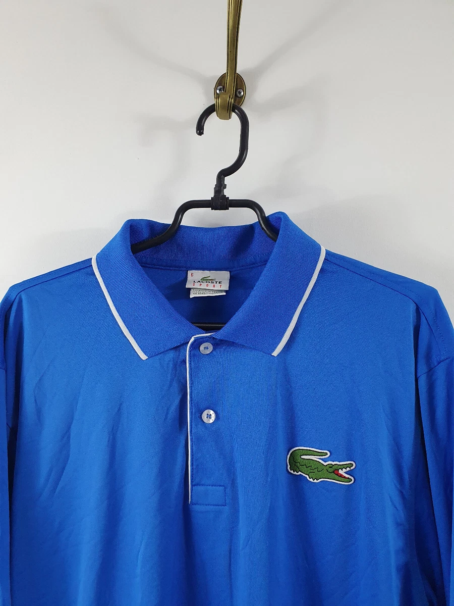 Lacoste blue top long sleeve polo