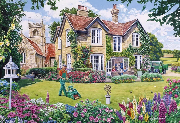 Gibsons - The Gardener's Round Puzzle 4 x 500pc - image 3 of 4