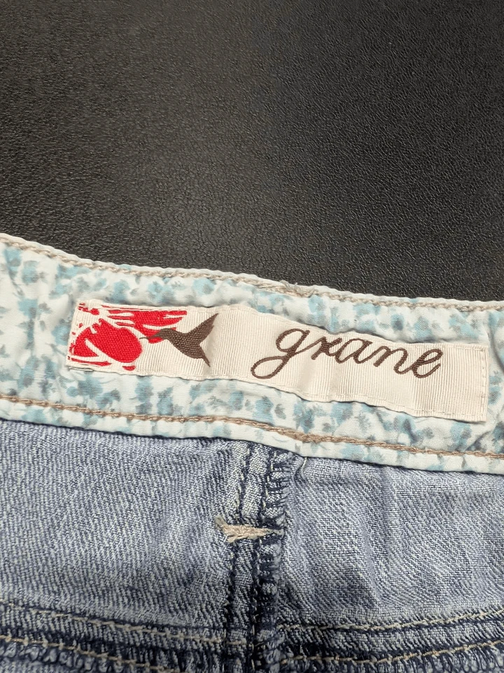 Shorts jeans Grane Stretch Lo Lite Wash feminino júnior tamanho 7 - Imagem 2 de 4