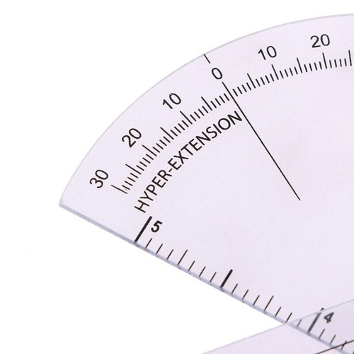 Multi-Ruler 180 Degree Angle Ruler Finger Goniometer Spinal Ruler Protractor - Picture 7 of 10