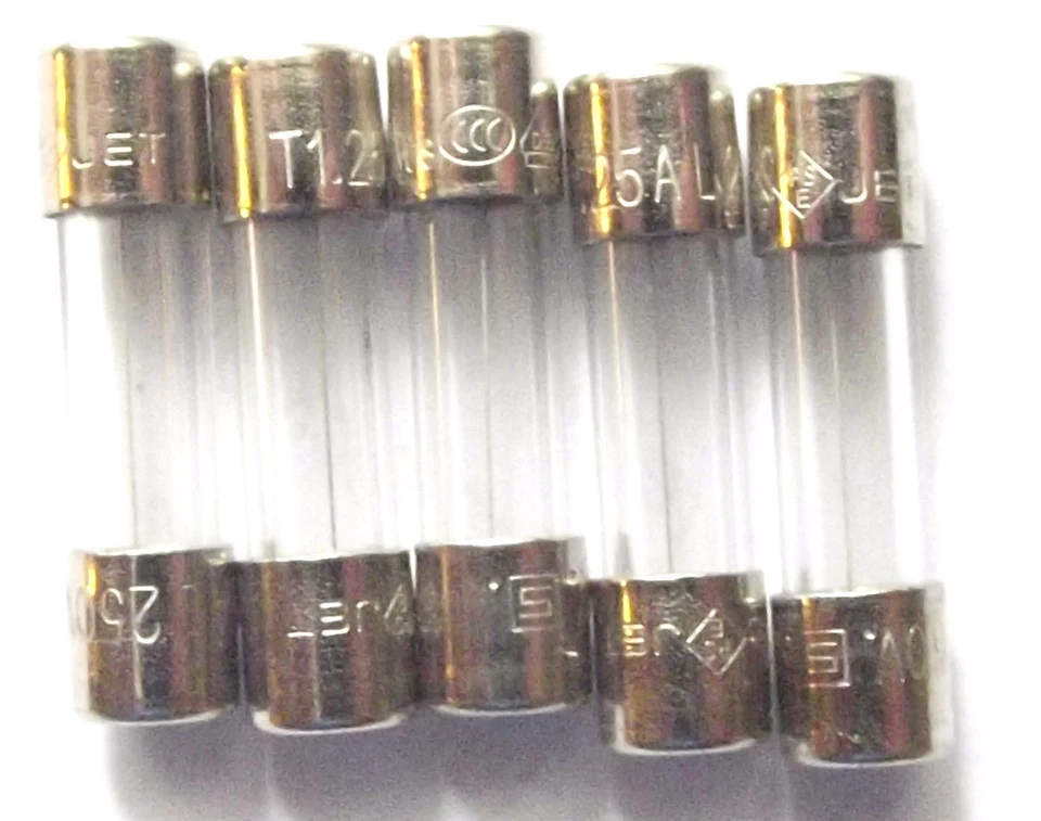 LITTLEFUSE OR CONQUER Fuse 1.25a 20mm LBC Anti surge T1.25A L 250v Time Delay Slow T1.25a 250v x5pcs