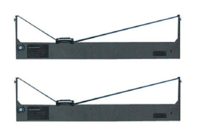 2x Farbband NYLON für Facit E7640 E7650 E7650 MEMOREX TELEX 1524 ACOM 600 Ribbon