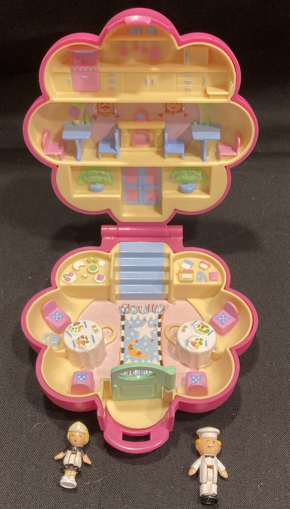 1990 Polly Pocket Bluebird Mr. Fry's Restaurant Complete Set