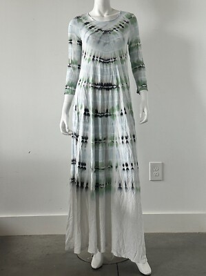 Raquel Allegra Maxi Dress Half Sleeve Drama Tie Dye Mint Green Size Small | eBay Raquel Allegra Maxi Dress Half Sleeve Drama Tie Dye Mint Green Size Small | eBay