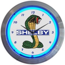 Neon Clock - Shelby Cobra Mustang Free Usa Shipping Ships Worldwide Gt500 Neon Clock - Shelby Cobra Mustang Free Usa Shipping Ships Worldwide Gt500
