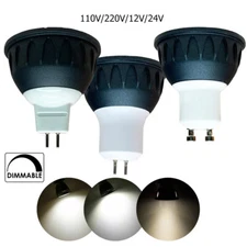 Dimmable Led Spotlights 5w Cob Downlight Gu5.3 Spotlight 12v Mr16 Gu10 24v 3500k