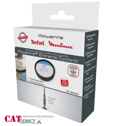 Kit 2 Filtri Per Aspirapolvere Rowenta Compact Power Cyclonic Come Ro3731ea Ro3724ea Ro3753ea Ro3786ea Ro3798ea Ro3718ea Rp3721ea Filtri Come Zr005901 74989014