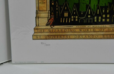 Celebration of Harry Potter 2014 Minalima Limited Edition Print