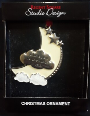 Regent Square Studio Design Moon And Back Ornament 