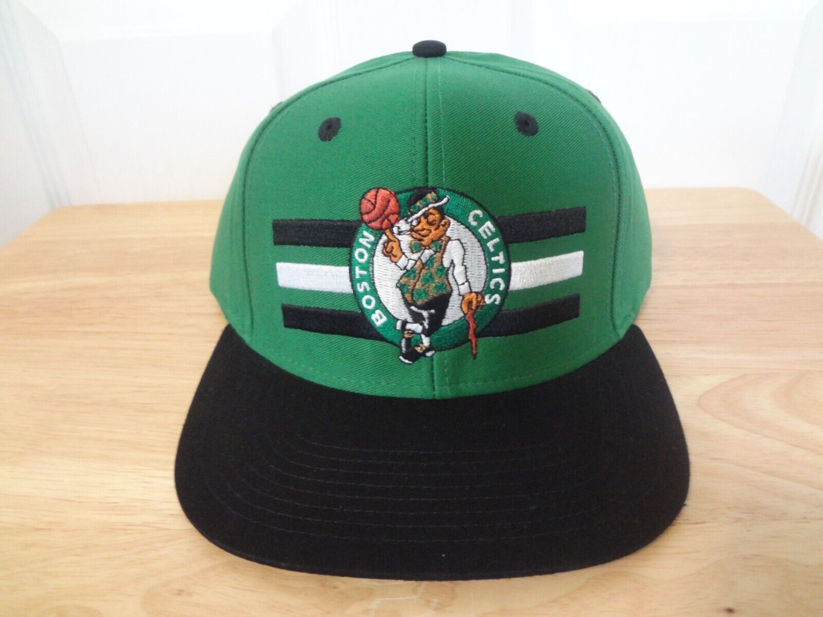 Boston Celtics NBA Adidas Throwback Logo Snapback Hat