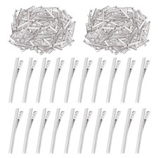 Swpeet 200Pcs 3inch - 7.5cm Alligator Hair Clips Kit, Perfect for Metal Duck Bil