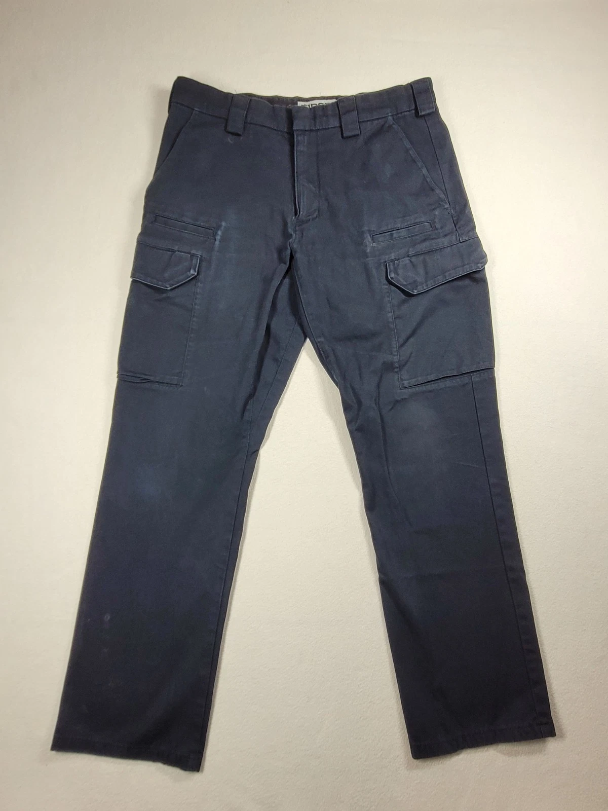 First Tactical Cargo Pants Men's 32x32 Navy Workwear Station Uniform Duty Gusset