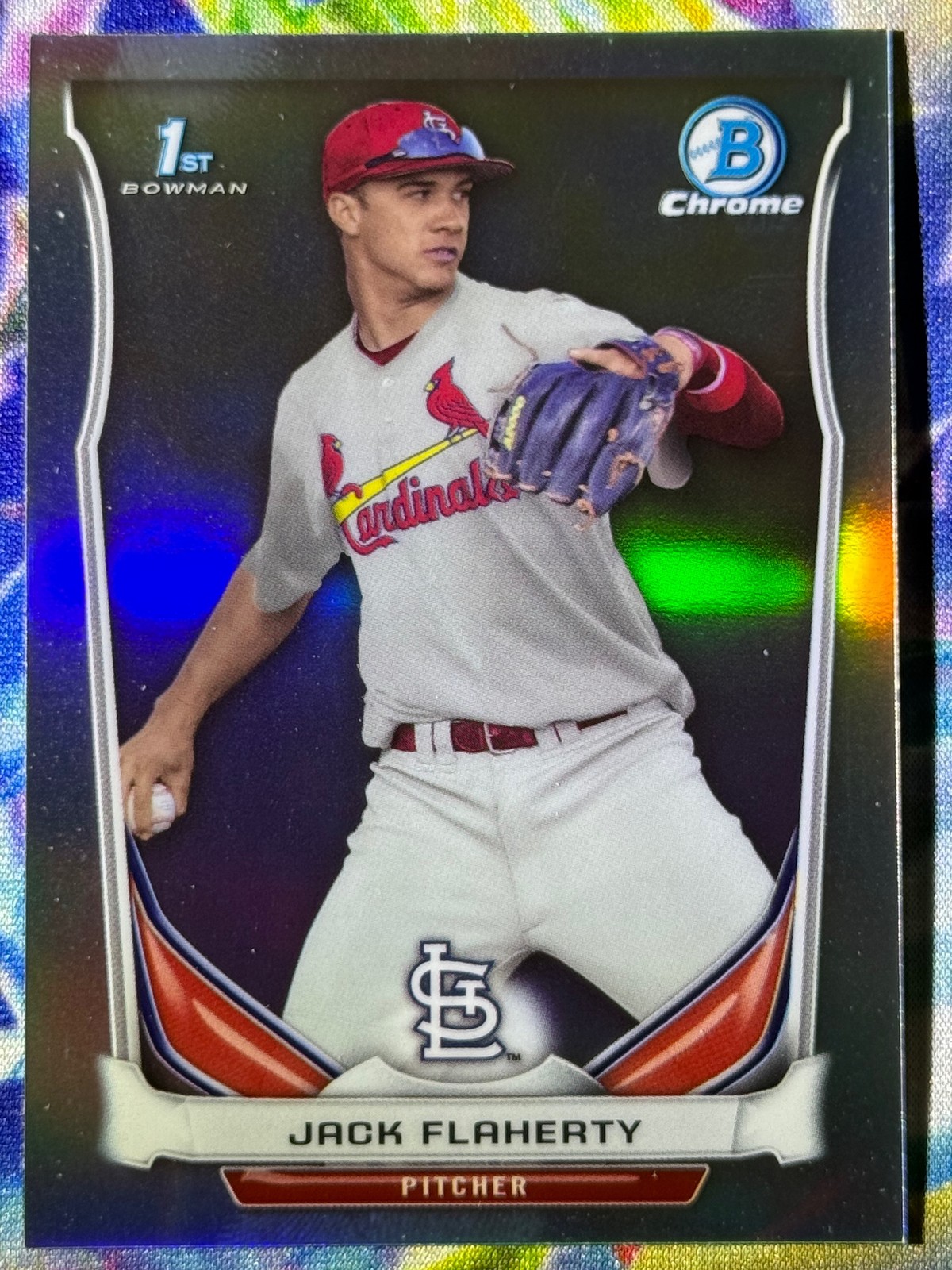 2014 Bowman Draft #CDP30 Jack Flaherty Chrome Refractors