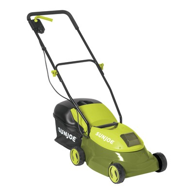#ad Sun Joe 28V Cordless Electric 14quot; Push Behind Lawn Grass Mower Green MJ401C $179.99