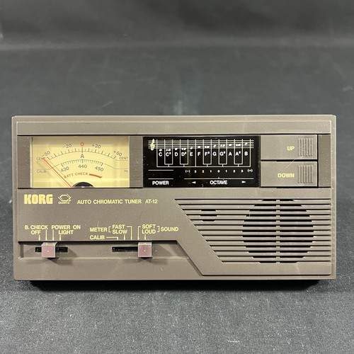KORG Auto Chromatic Tuner AT-12 TESTED Works Read! - Picture 3 of 13