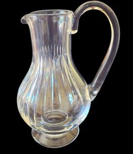 Baccarat Massena Crystal Water Juice 40 Oz Pitcher Jug 9" Signed France