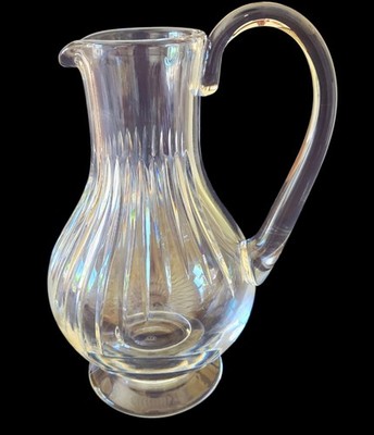 Baccarat Massena Crystal Water Juice 40 Oz Pitcher Jug 9'' Signed France