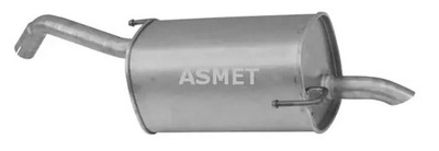 Endschalldämpfer 14.050 ASMET für NISSAN MICRA III NOTE