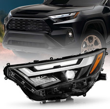 - for 2022 2023 2024 Toyota Rav4 W/Halogen Signal LED Projector Headlight Headla