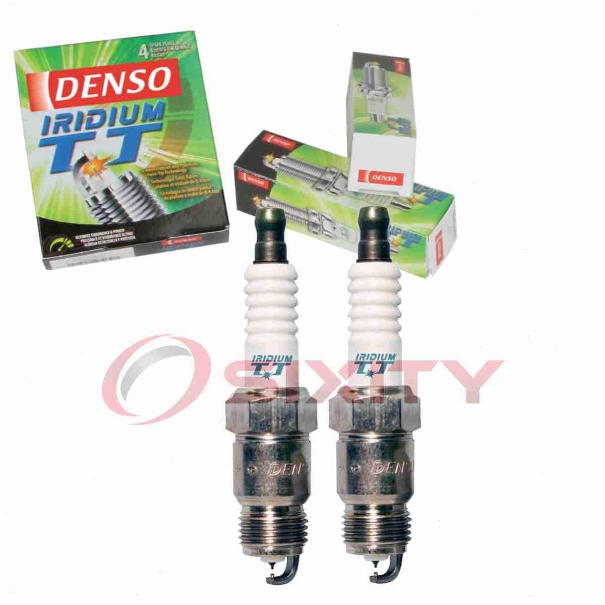 2 pc DENSO 4715 Iridium TT Spark Plugs for XP25 ITF16TT ASF52 ASF42P fe