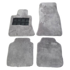 Bespoke Edition Gray Sheepskin Floor Mats for 2021-2027 Mercedes Benz Maybach