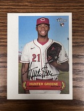 2022 Topps Heritage #73PU-38 Hunter Greene 1973 Topps Pin-Ups Box Toppers