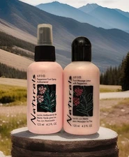 Avon Naturals Foot Massage Lotion with Peppermint + Antibacterial Foot spray