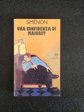 Oscar Mondadori Una Confidenza di Maigret di Simenon Anno 1982